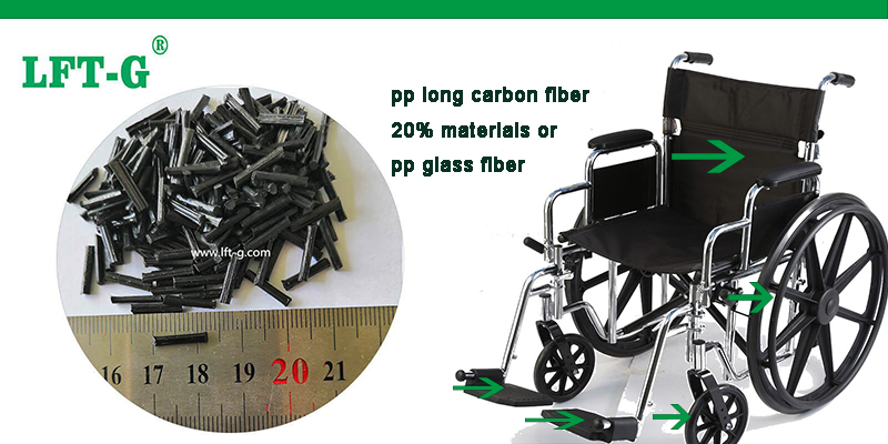 PP Polypropylene carbon fiber pellets injeciton 