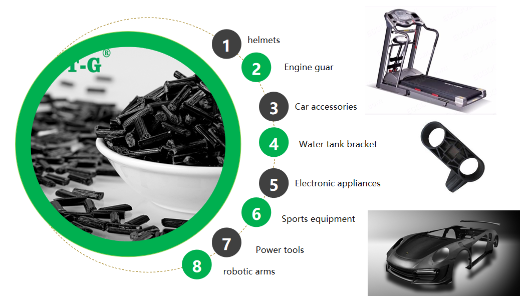 carbon fiber pa6 enhance granules application