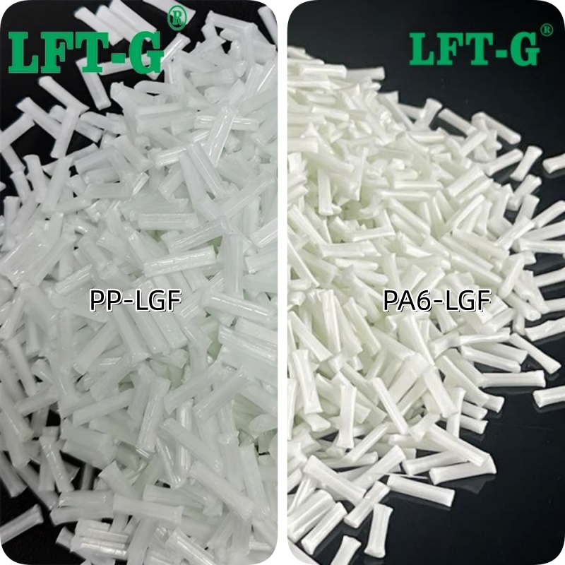 Long glass fiber reinforced PP and PA material selection