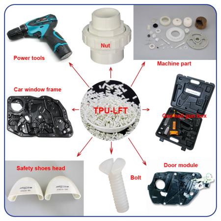 TPU polyurethane long fiber thermoplastic granules